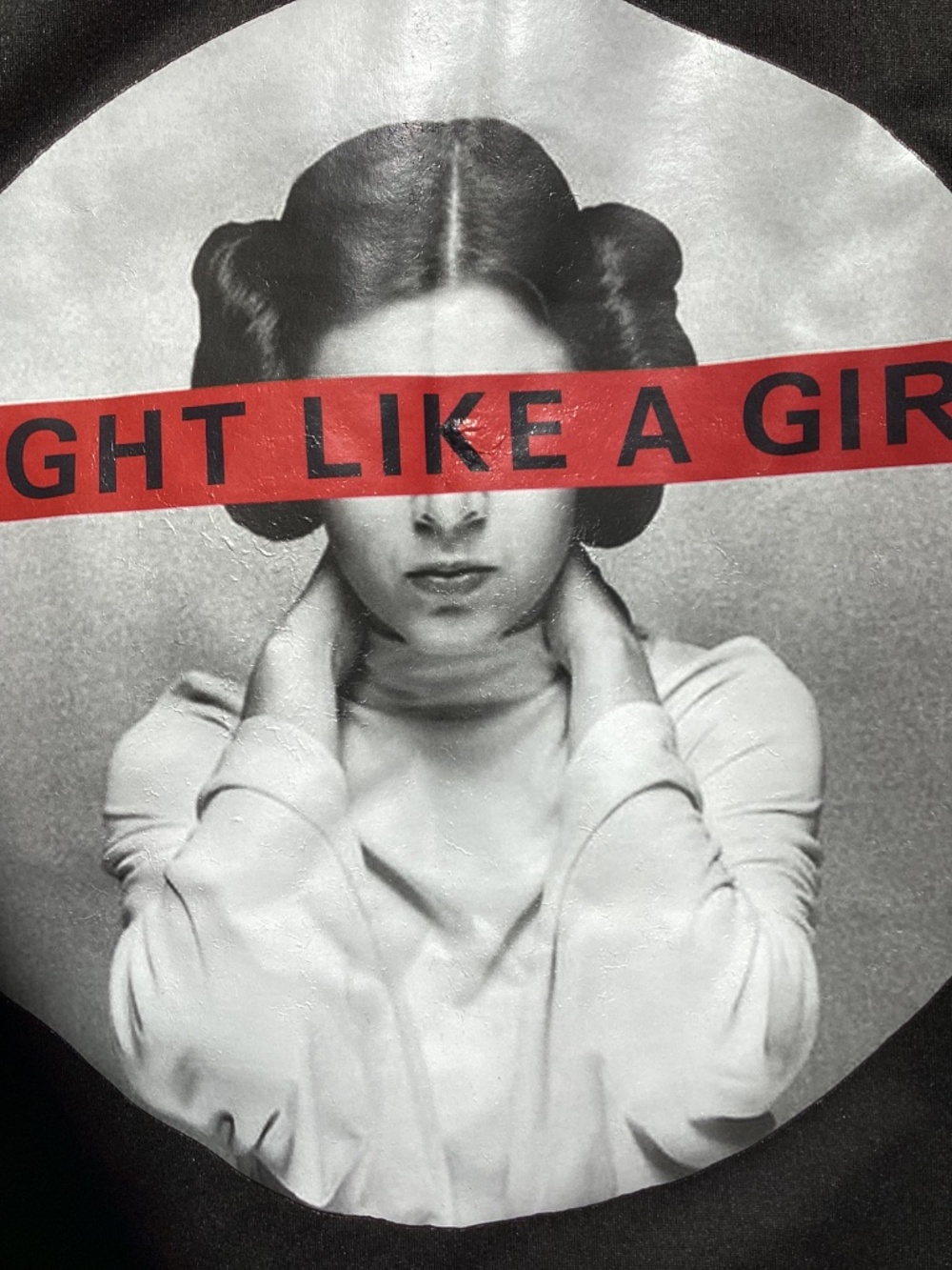 KATE HEWKO rare graphic “Fight like a Girl” t shirt. Small. black - Picture 6 of 9